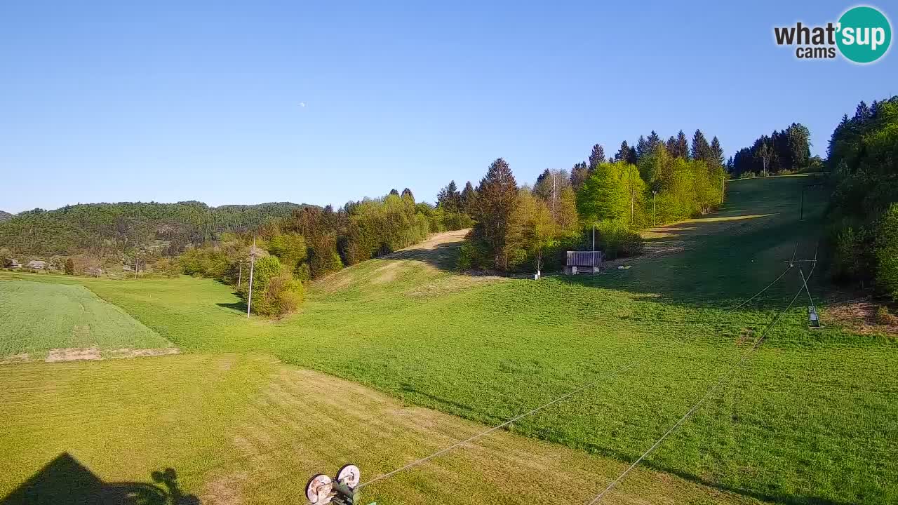 Webcam Smučišče Senožeta – Ski Resort Live View near Bohinj
