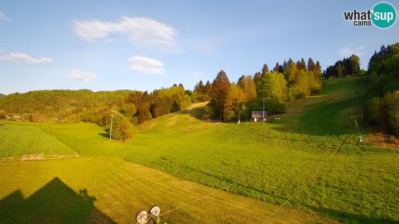 Web kamera Smučišče Senožeta – Skijalište u Srednjoj Vasi kod Bohinja