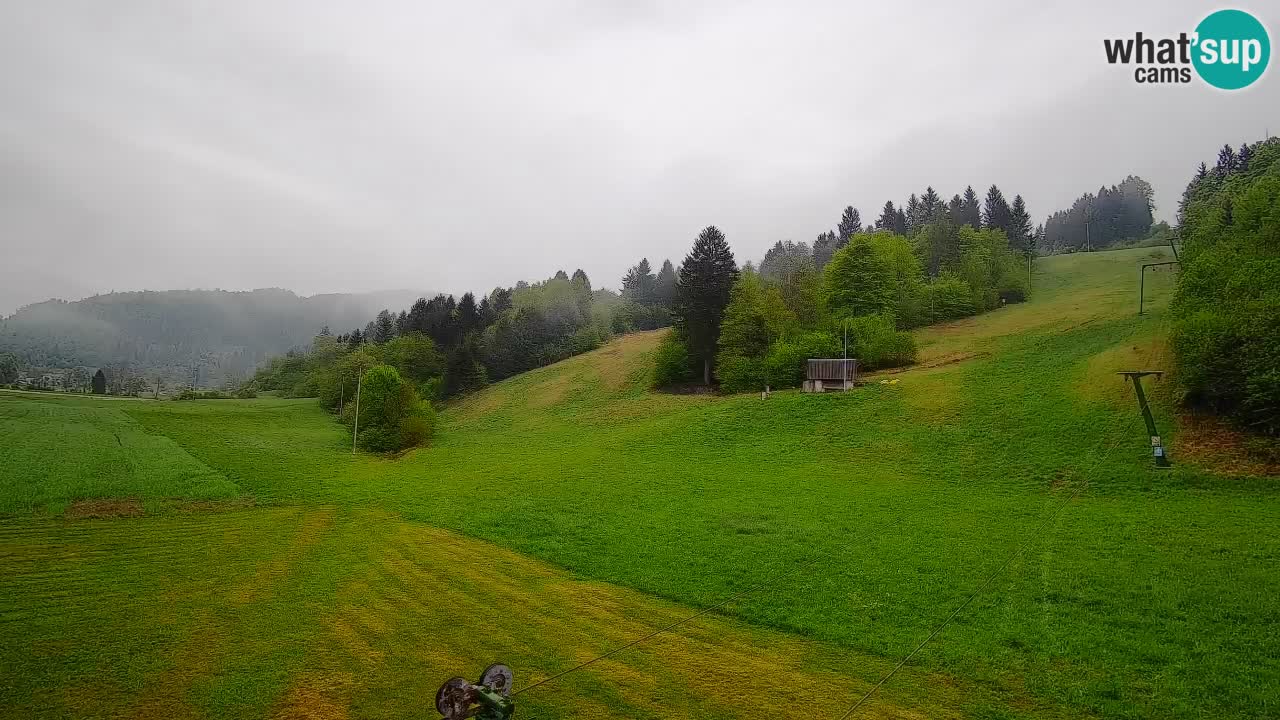 Webcam Smučišče Senožeta – Station de ski à Srednja Vas près de Bohinj