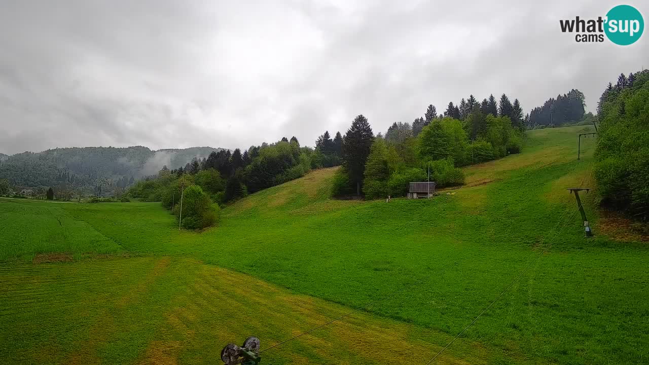 Webcam Smučišče Senožeta – Ski Resort Live View near Bohinj