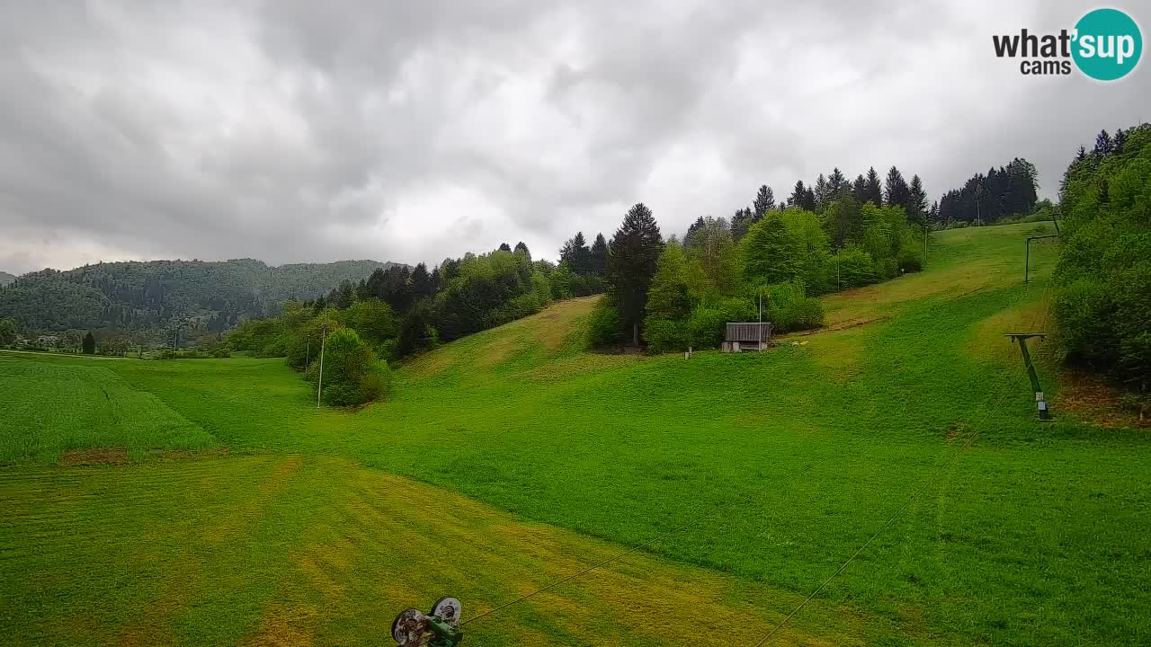 Cámara web Smučišče Senožeta – Estación de esquí en Srednja Vas cerca de Bohinj