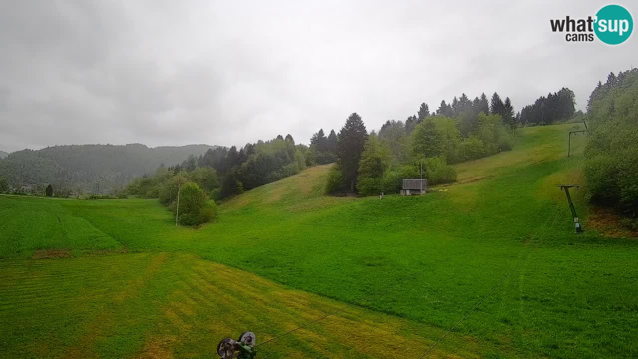 Webcam Smučišče Senožeta – Ski Resort Live View near Bohinj