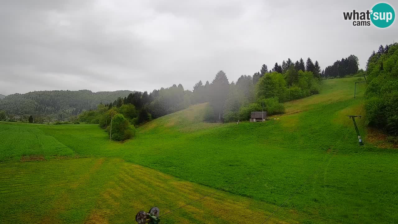 Webcam Smučišče Senožeta – Station de ski à Srednja Vas près de Bohinj