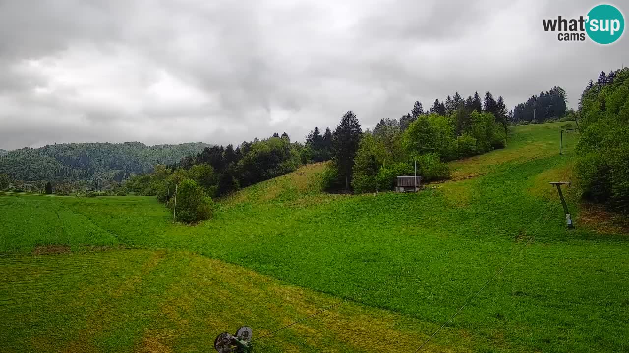 Webcam Smučišče Senožeta – Ski Resort Live View near Bohinj