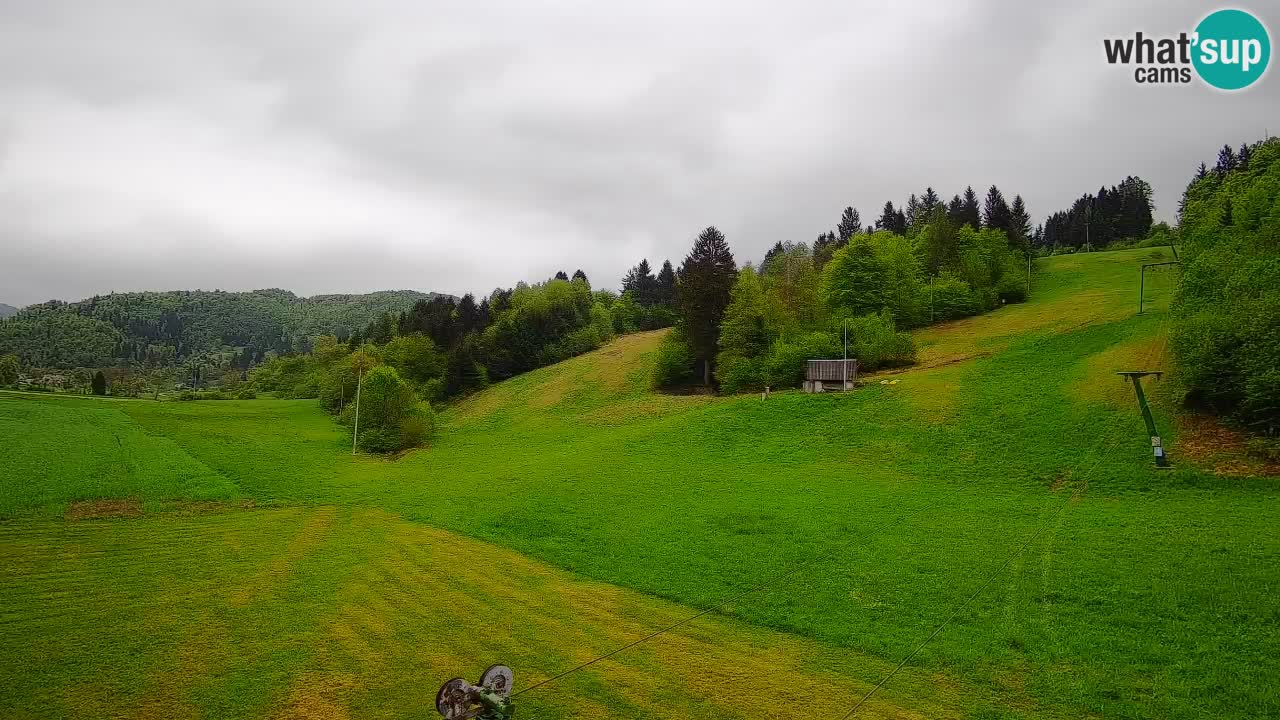 Webcam Smučišče Senožeta – Station de ski à Srednja Vas près de Bohinj