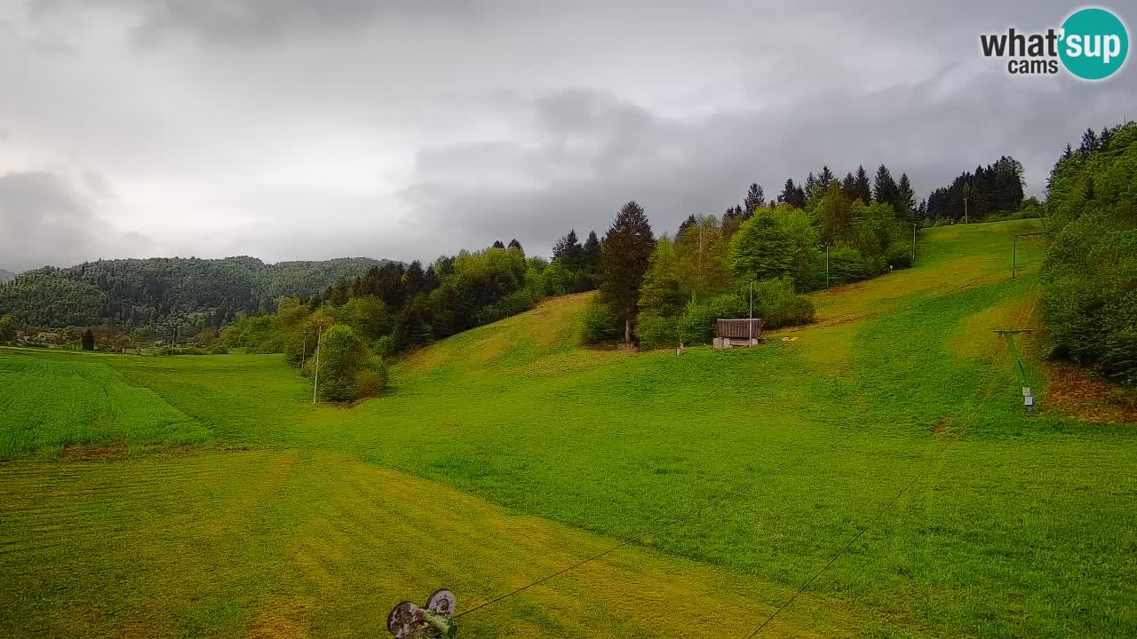 Webcam Smučišče Senožeta – Station de ski à Srednja Vas près de Bohinj
