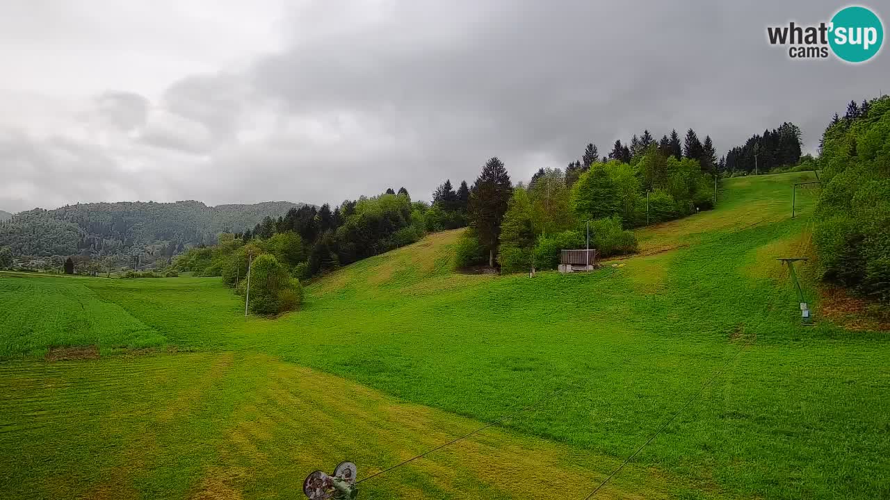 Web kamera Smučišče Senožeta – Skijalište u Srednjoj Vasi kod Bohinja