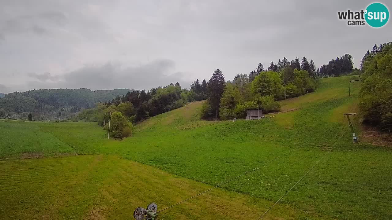 Webcam Smučišče Senožeta – Station de ski à Srednja Vas près de Bohinj
