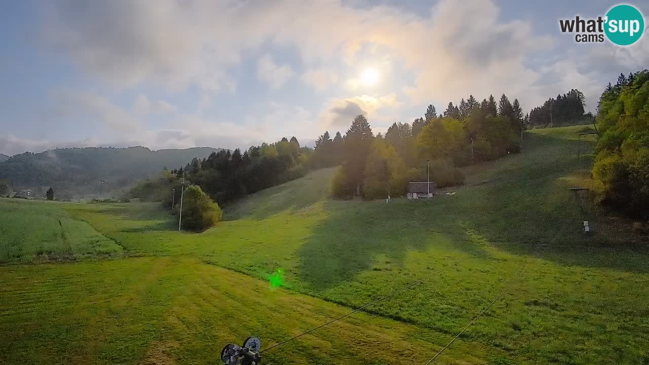 Webcam Smučišče Senožeta – Ski Resort Live View near Bohinj