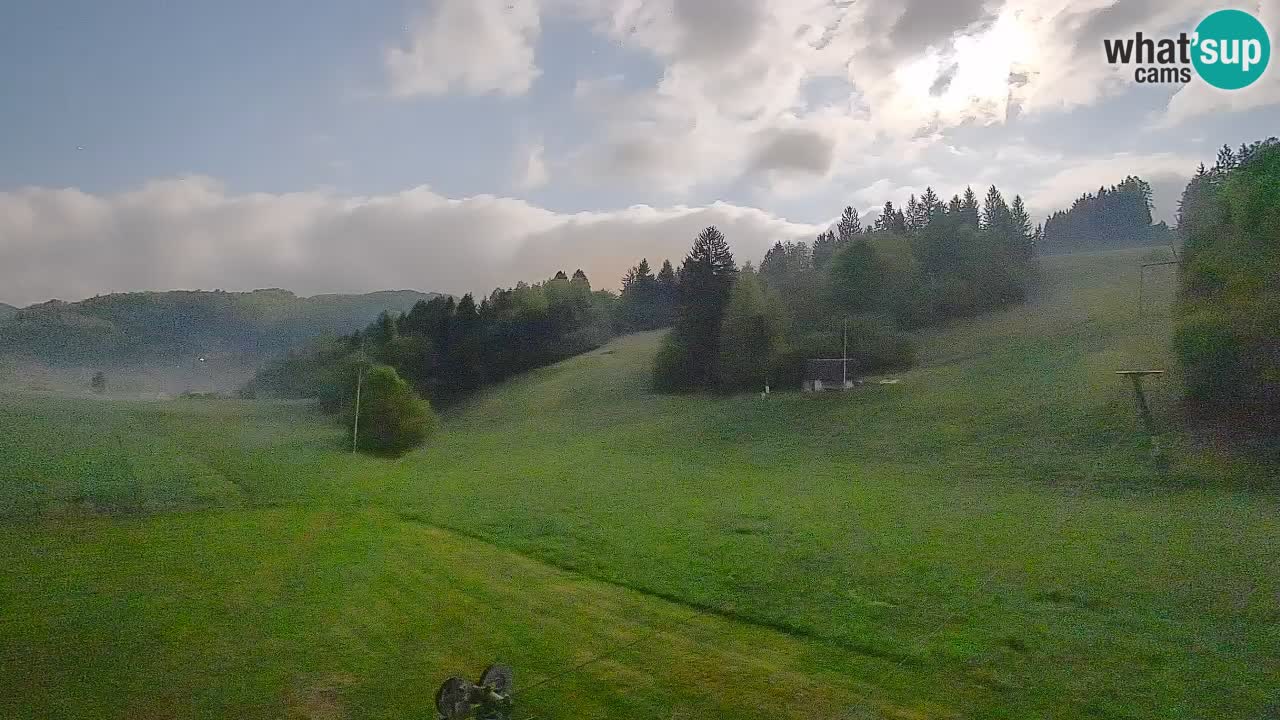 Webcam Smučišče Senožeta – Station de ski à Srednja Vas près de Bohinj