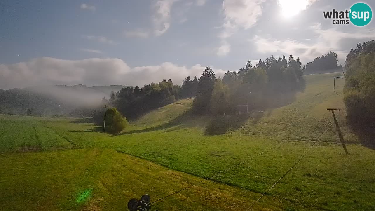 Webcam Smučišče Senožeta – Station de ski à Srednja Vas près de Bohinj