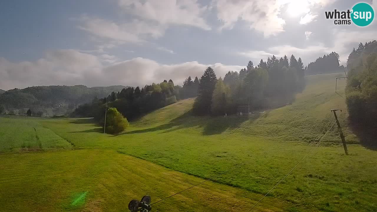 Webcam Smučišče Senožeta – Ski Resort Live View near Bohinj