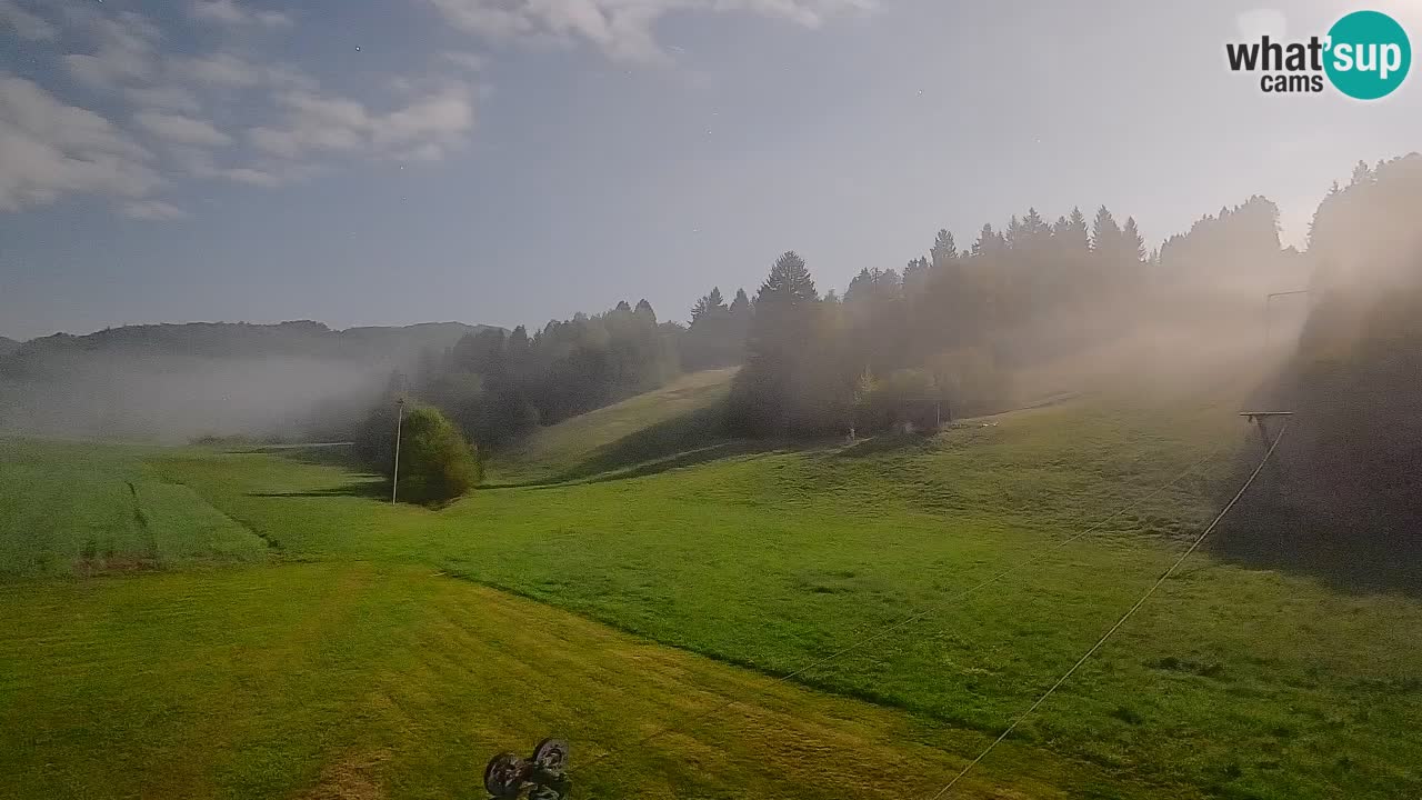 Webcam Smučišče Senožeta – Station de ski à Srednja Vas près de Bohinj