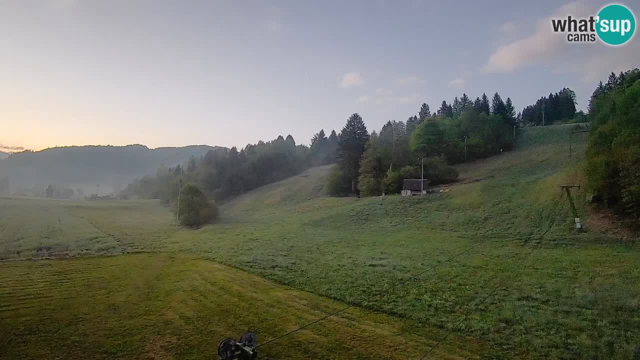 Webcam Smučišče Senožeta – Ski Resort Live View near Bohinj