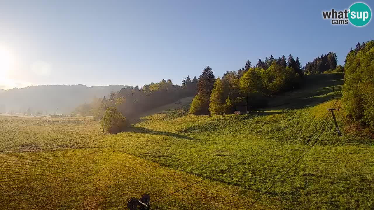 Webcam Smučišče Senožeta – Stazione sciistica a Srednja Vas vicino Bohinj