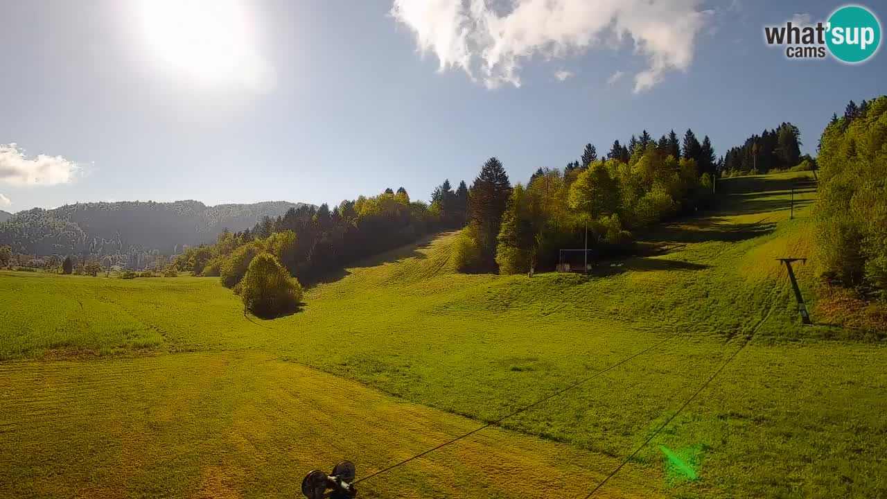 Webcam Smučišče Senožeta – Ski Resort Live View near Bohinj