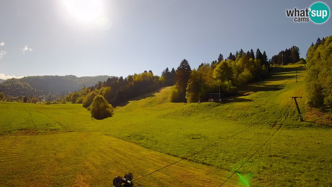Webcam Smučišče Senožeta – Ski Resort Live View near Bohinj