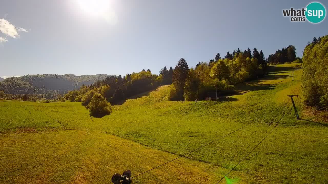 Webcam Smučišče Senožeta – Ski Resort Live View near Bohinj