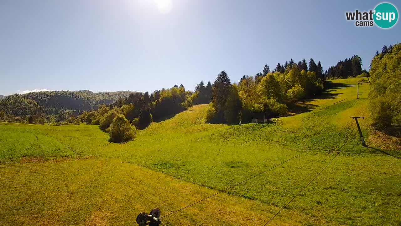 Webcam Smučišče Senožeta – Station de ski à Srednja Vas près de Bohinj