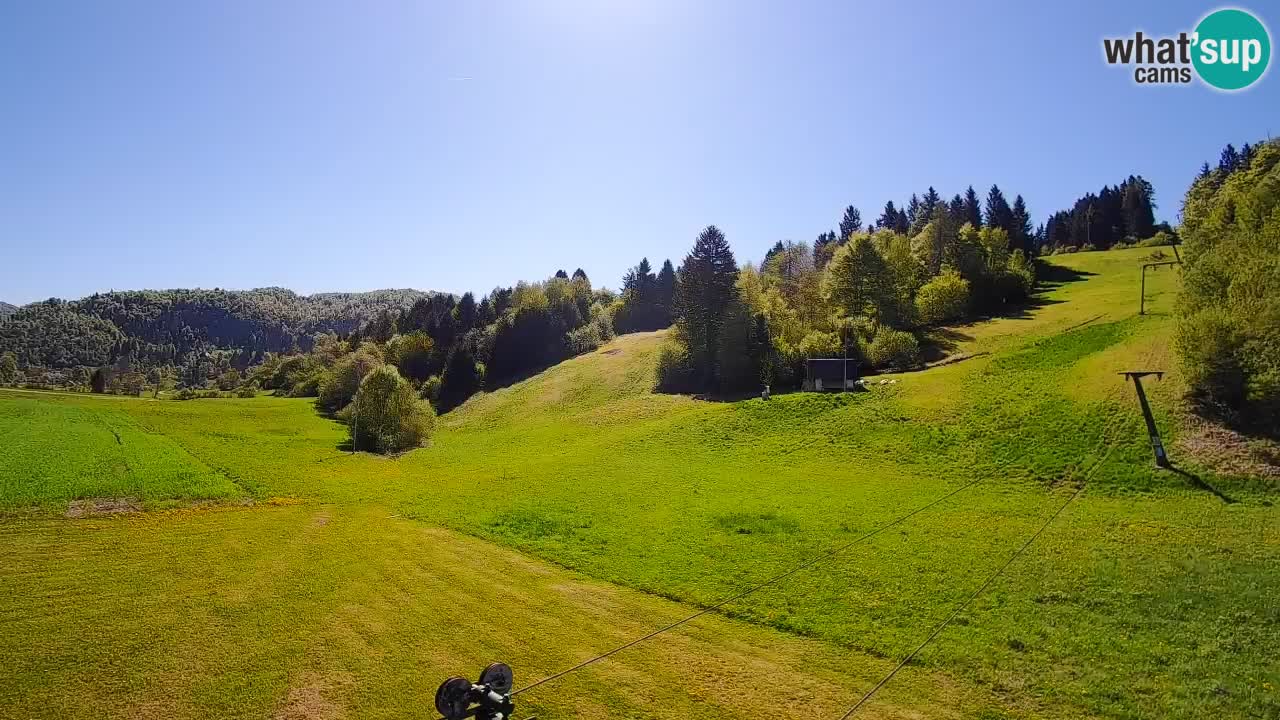 Webcam Smučišče Senožeta – Ski Resort Live View near Bohinj