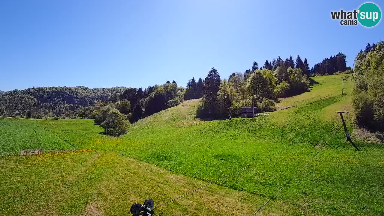 Webcam Smučišče Senožeta – Stazione sciistica a Srednja Vas vicino Bohinj