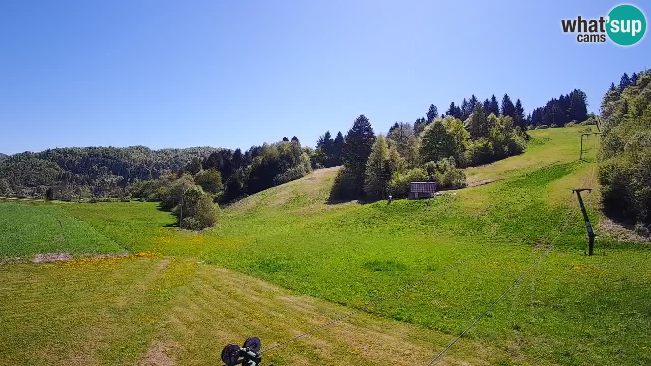 Webcam Smučišče Senožeta – Ski Resort Live View near Bohinj