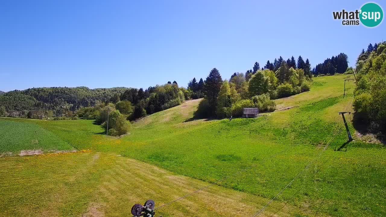 Webcam Smučišče Senožeta – Stazione sciistica a Srednja Vas vicino Bohinj