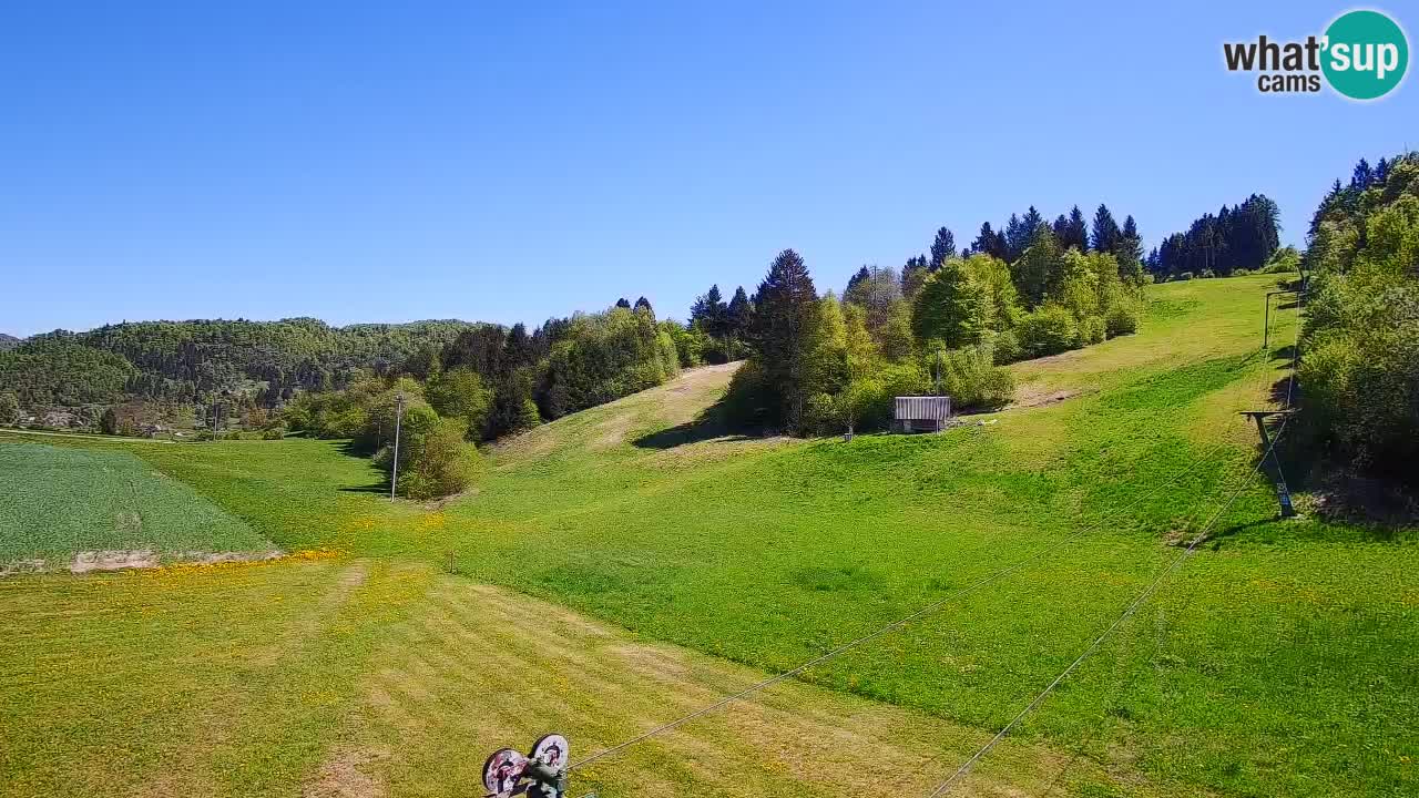 Webcam Smučišče Senožeta – Ski Resort Live View near Bohinj