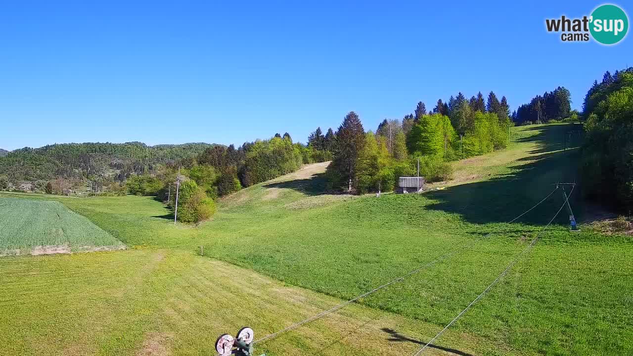 Webcam Smučišče Senožeta – Ski Resort Live View near Bohinj