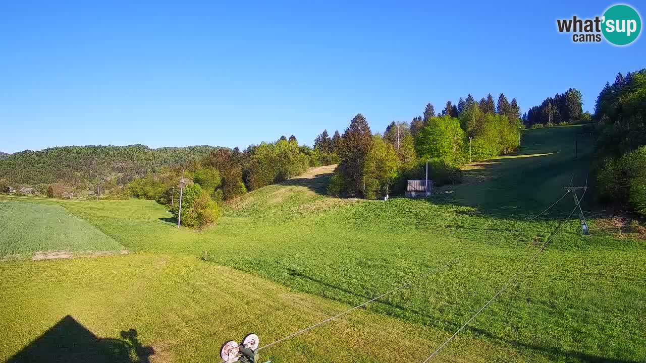 Webcam Smučišče Senožeta – Ski Resort Live View near Bohinj
