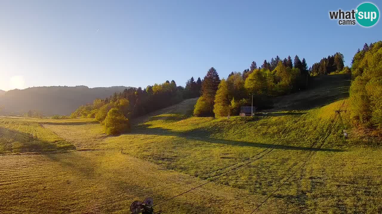 Webcam Smučišče Senožeta – Stazione sciistica a Srednja Vas vicino Bohinj