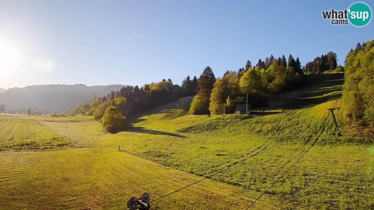 Webcam Smučišče Senožeta – Ski Resort Live View near Bohinj