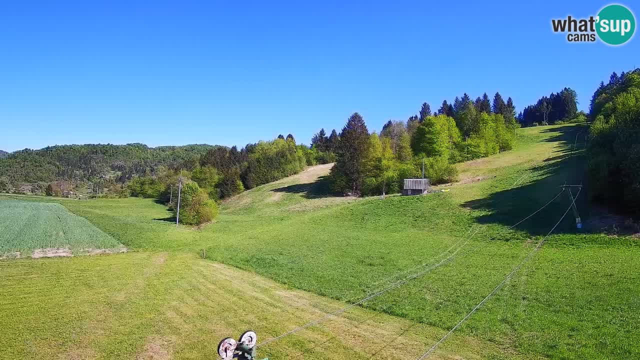 Web kamera Smučišče Senožeta – Skijalište u Srednjoj Vasi kod Bohinja