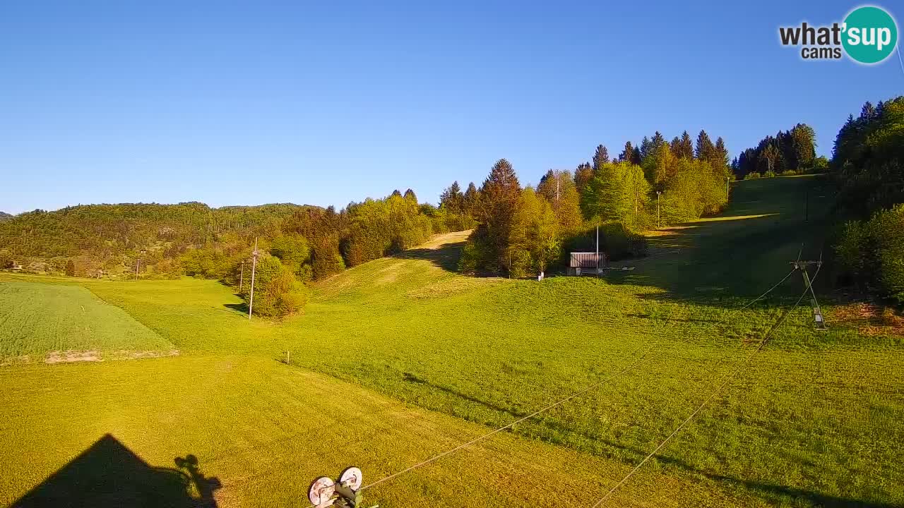 Webcam Smučišče Senožeta – Station de ski à Srednja Vas près de Bohinj