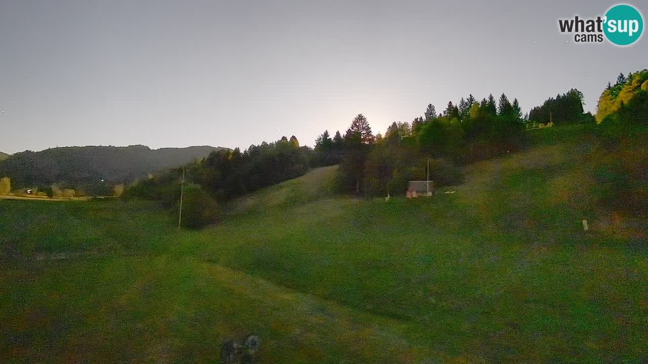 Webcam Smučišče Senožeta – Station de ski à Srednja Vas près de Bohinj