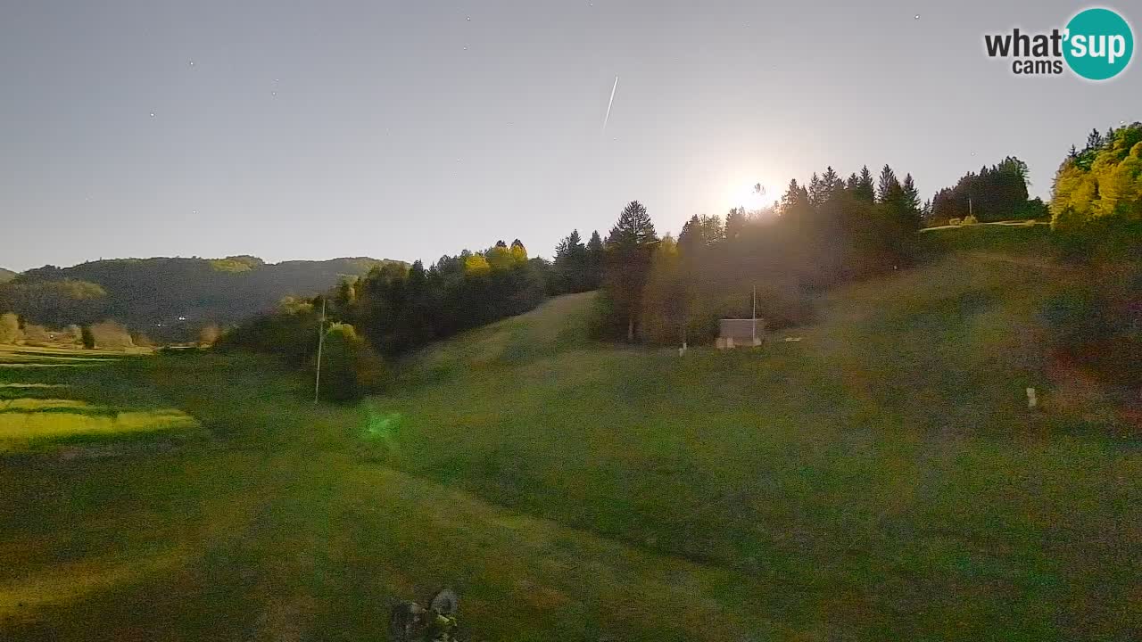 Cámara web Smučišče Senožeta – Estación de esquí en Srednja Vas cerca de Bohinj