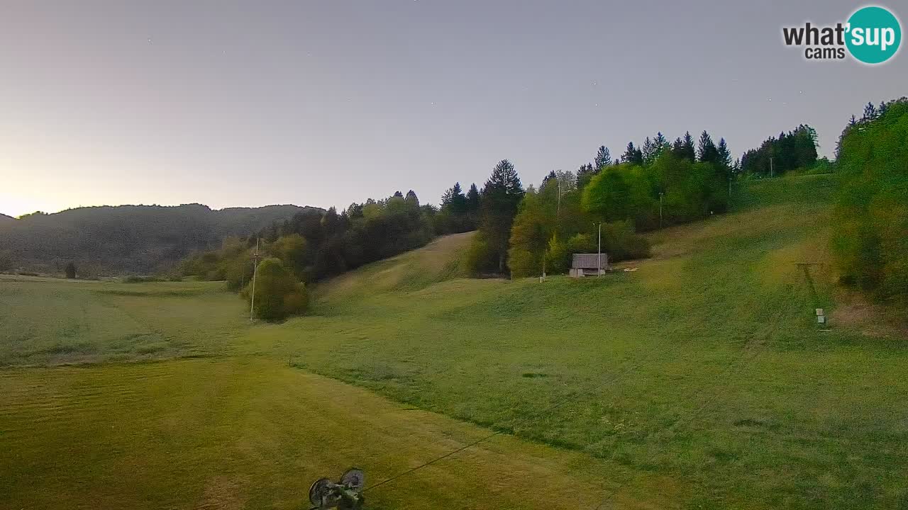 Webcam Smučišče Senožeta – Ski Resort Live View near Bohinj