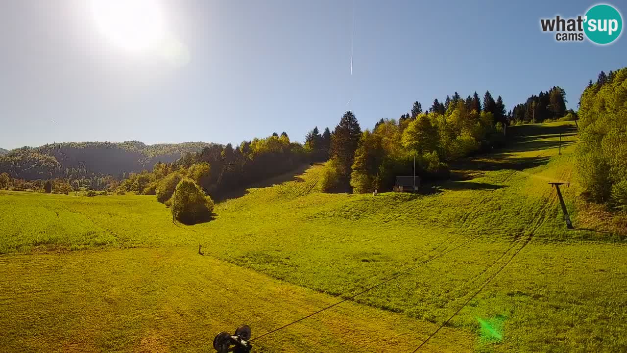 Cámara web Smučišče Senožeta – Estación de esquí en Srednja Vas cerca de Bohinj