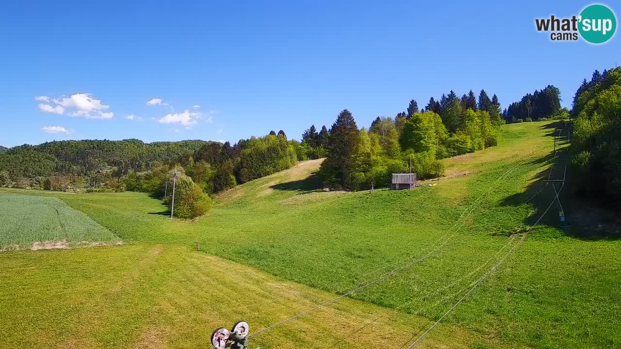 Webcam Smučišče Senožeta – Stazione sciistica a Srednja Vas vicino Bohinj