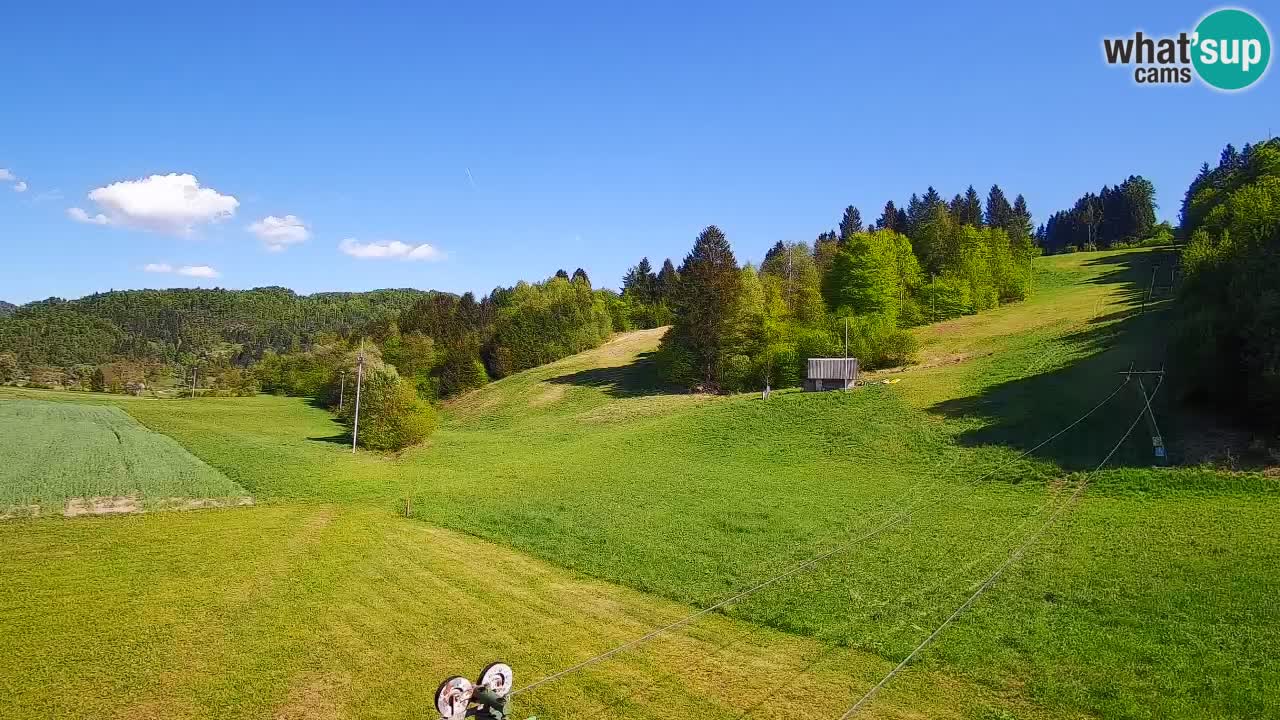 Webcam Smučišče Senožeta – Station de ski à Srednja Vas près de Bohinj