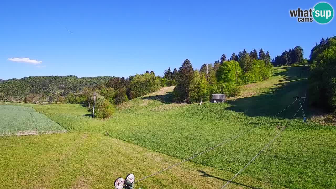 Webcam Smučišče Senožeta – Stazione sciistica a Srednja Vas vicino Bohinj