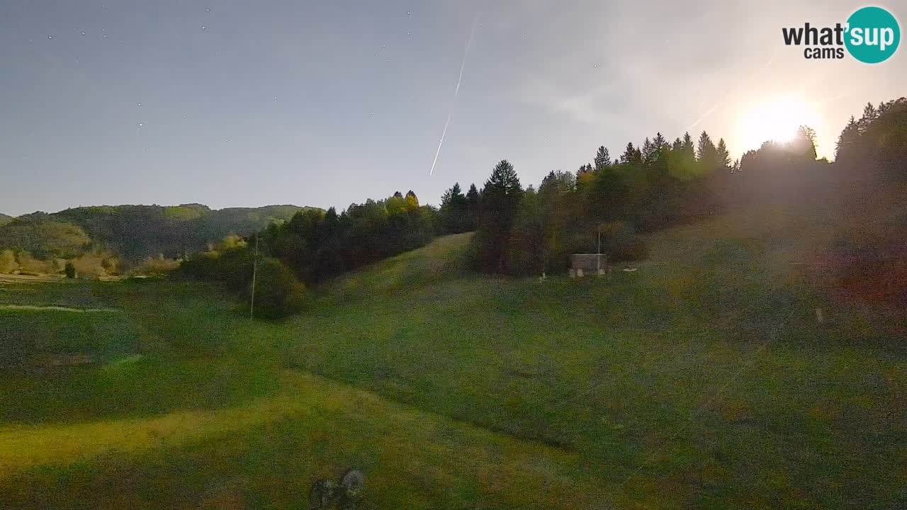 Webcam Smučišče Senožeta – Station de ski à Srednja Vas près de Bohinj