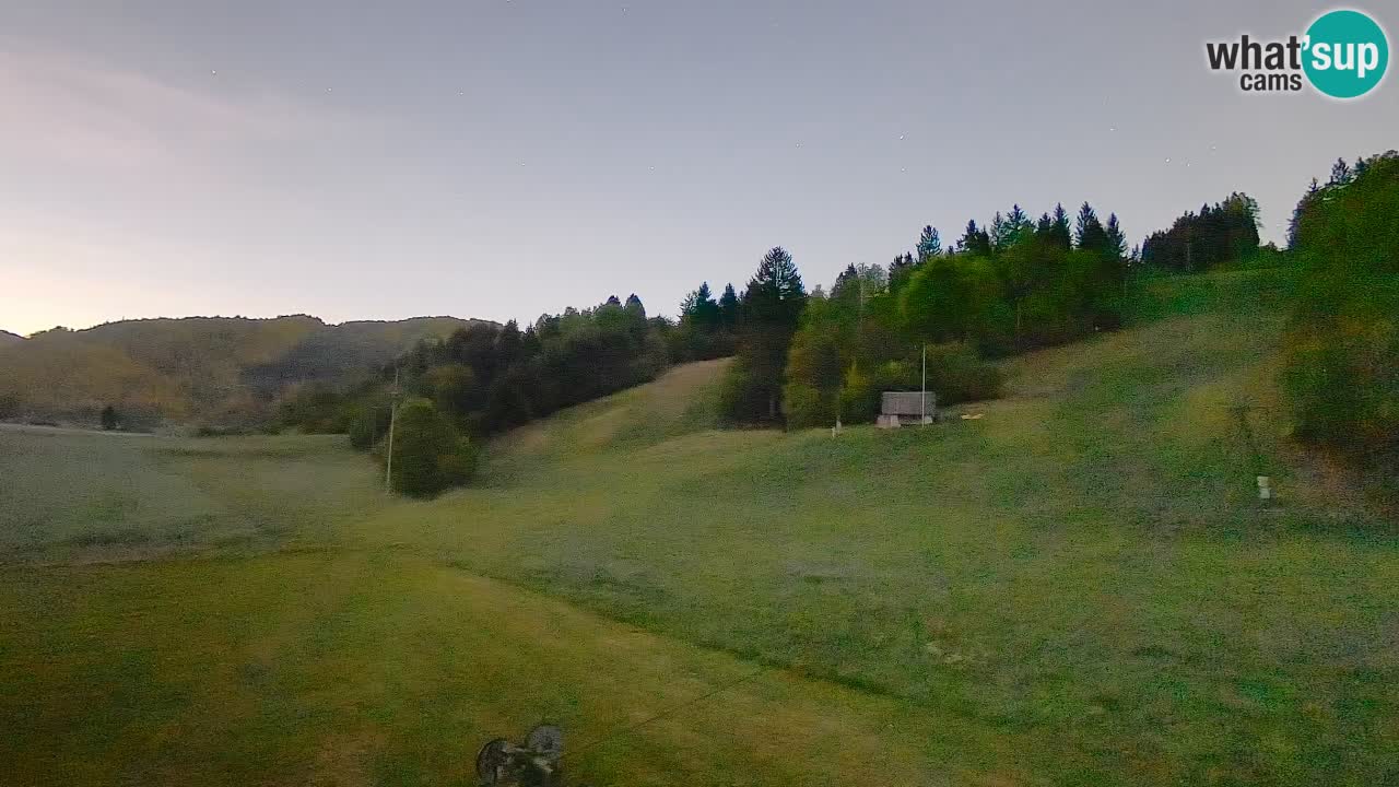 Webcam Smučišče Senožeta – Stazione sciistica a Srednja Vas vicino Bohinj