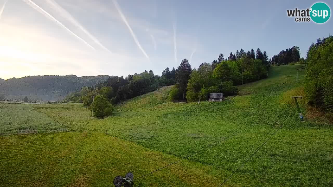 Webcam Smučišče Senožeta – Ski Resort Live View near Bohinj