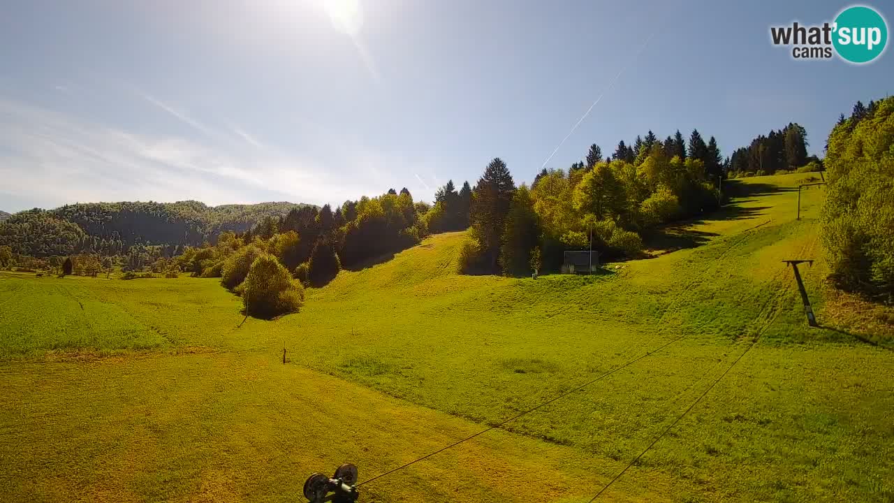 Webcam Smučišče Senožeta – Ski Resort Live View near Bohinj