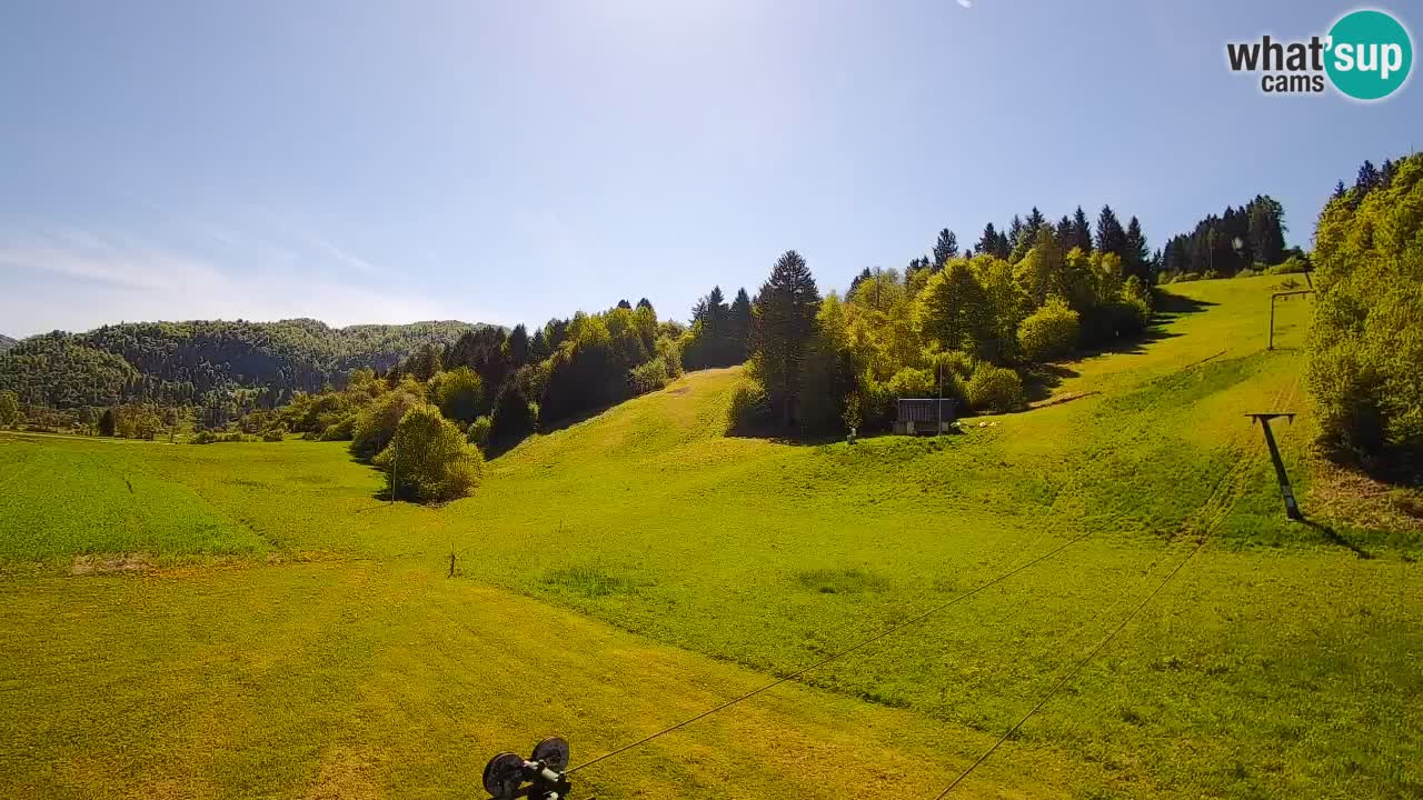 Webcam Smučišče Senožeta – Stazione sciistica a Srednja Vas vicino Bohinj