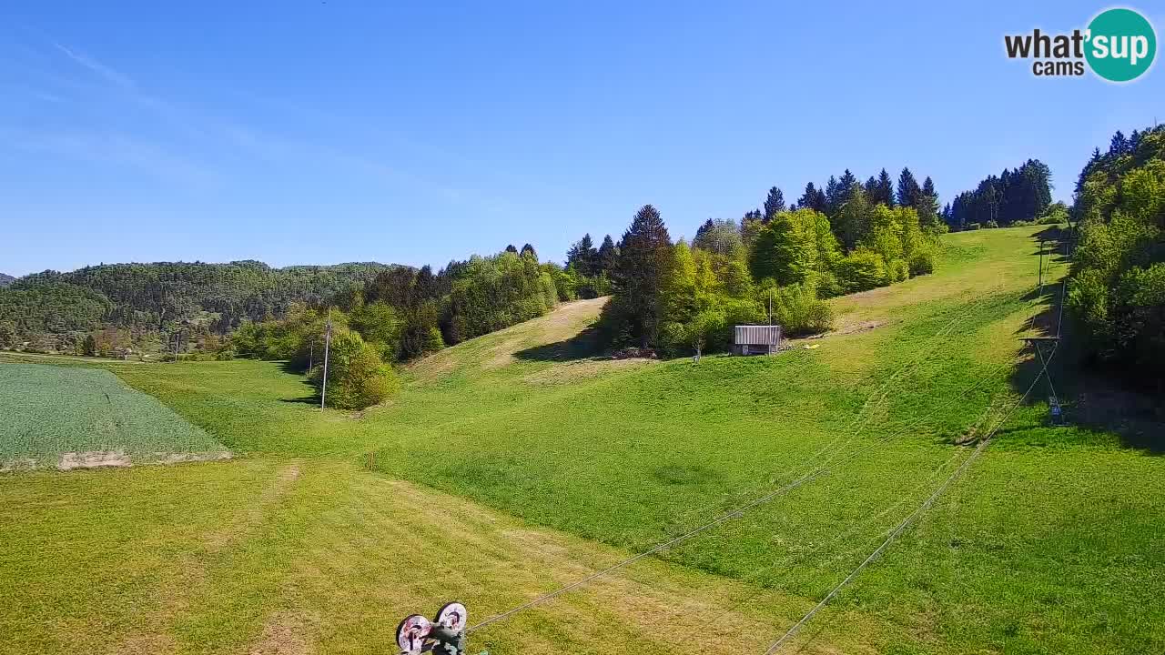 Webcam Smučišče Senožeta – Ski Resort Live View near Bohinj