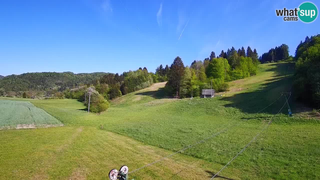 Webcam Smučišče Senožeta – Ski Resort Live View near Bohinj