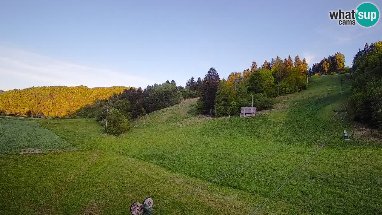 Webcam Smučišče Senožeta – Ski Resort Live View near Bohinj