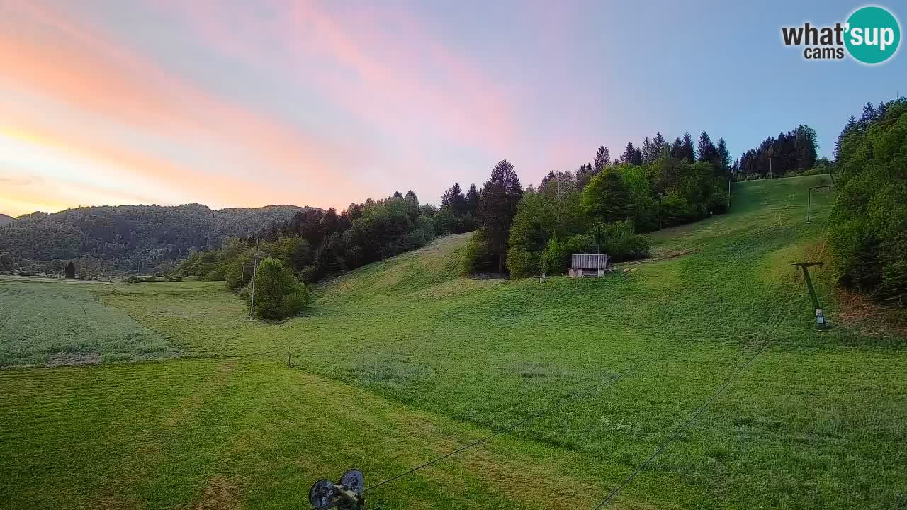 Webcam Smučišče Senožeta – Ski Resort Live View near Bohinj